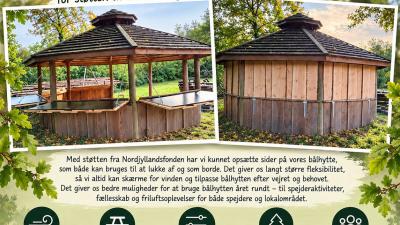 Tak til Nordjyllandsfond for støtte til vores bålhytte